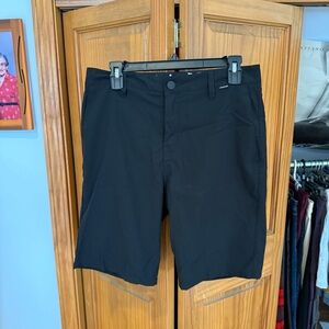 Hurley Men’s Shorts Size 30 Black 100% Polyester Bottoms